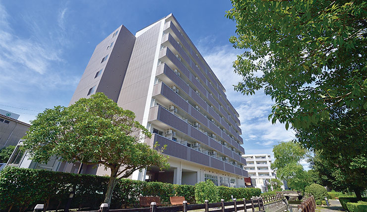 学生寮「カンナハイツ」の外観